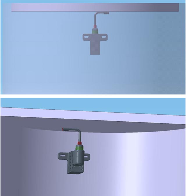 Manhole cover open detector with the status of the being closed.